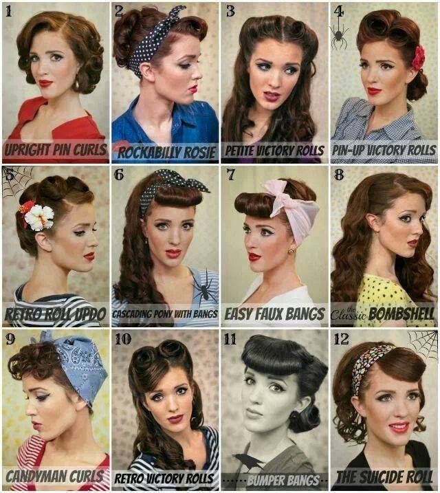 Celebrity 50s Hairstyles Haircuts