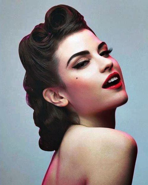 50s hairstyles for long hair 50s Hairstyles ideas