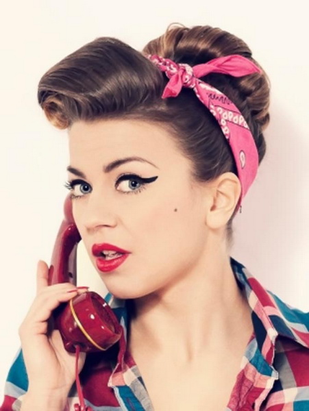 pin up girl hairstyles 15 Pin up hairstyles easy to make