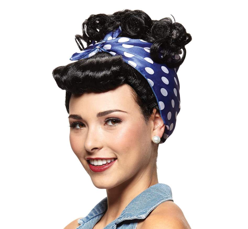 black pin up hairstyles