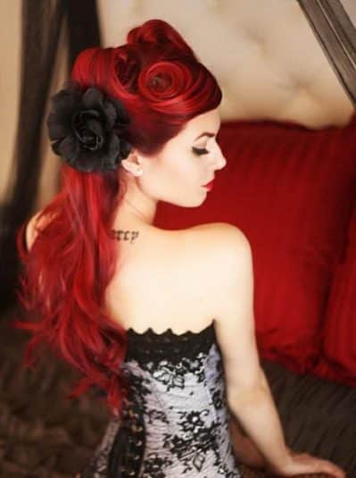 vintage pin up hairstyles