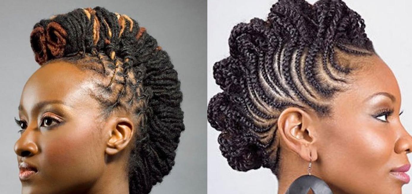 mohawk hairstyles with braids