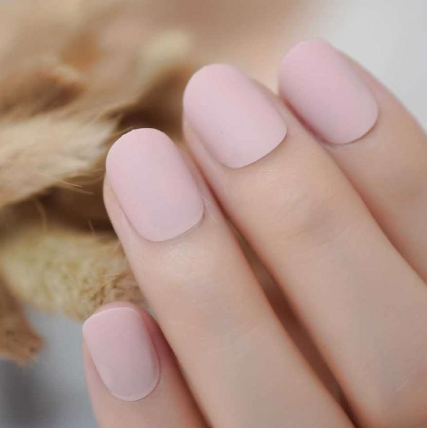 Nude and pastel nails