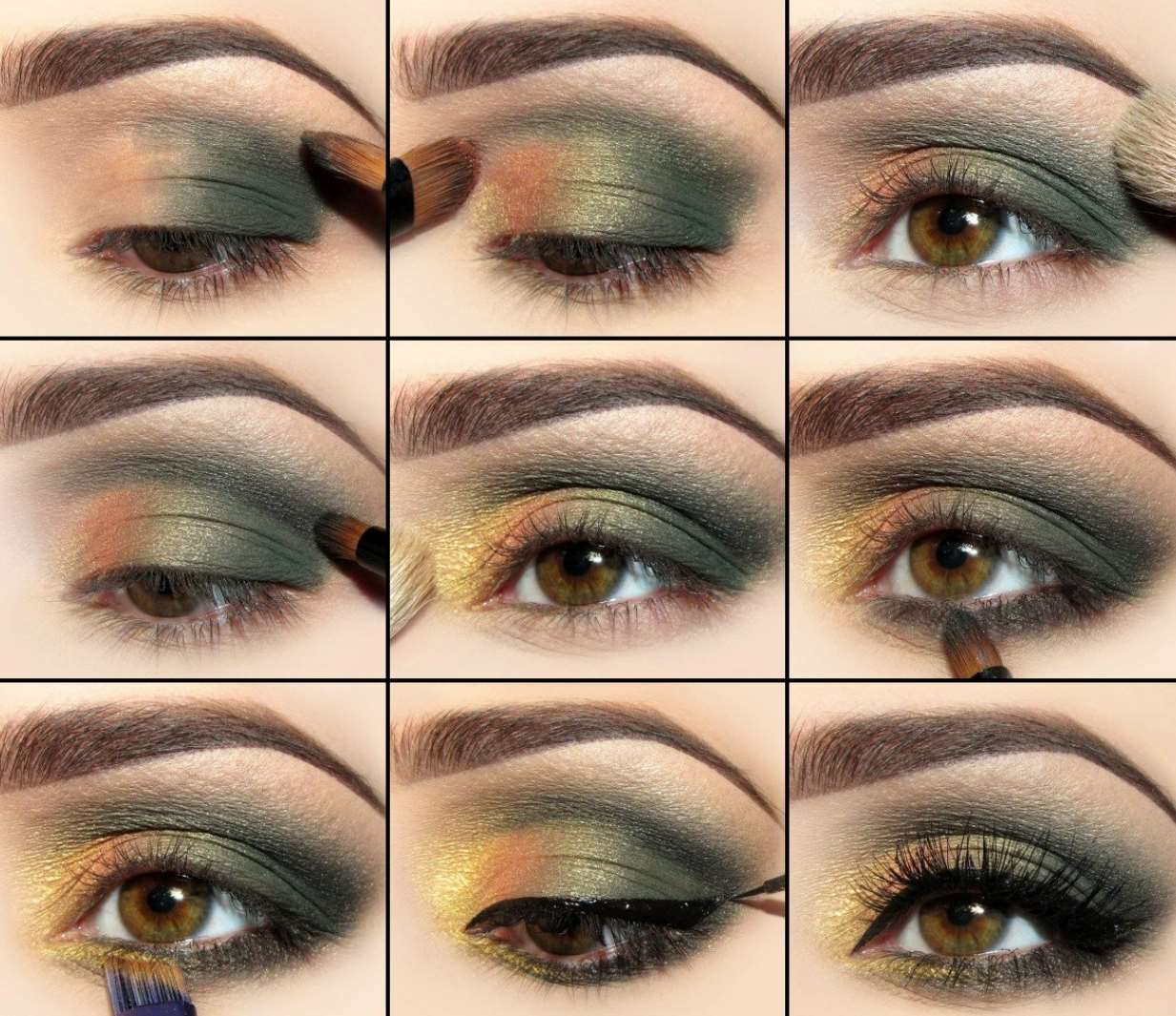 makeup tip for green eyes