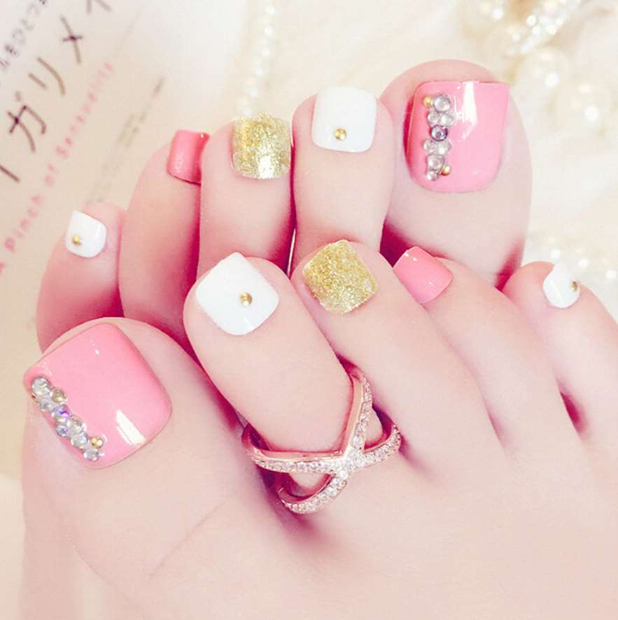 wedding toe nail designs