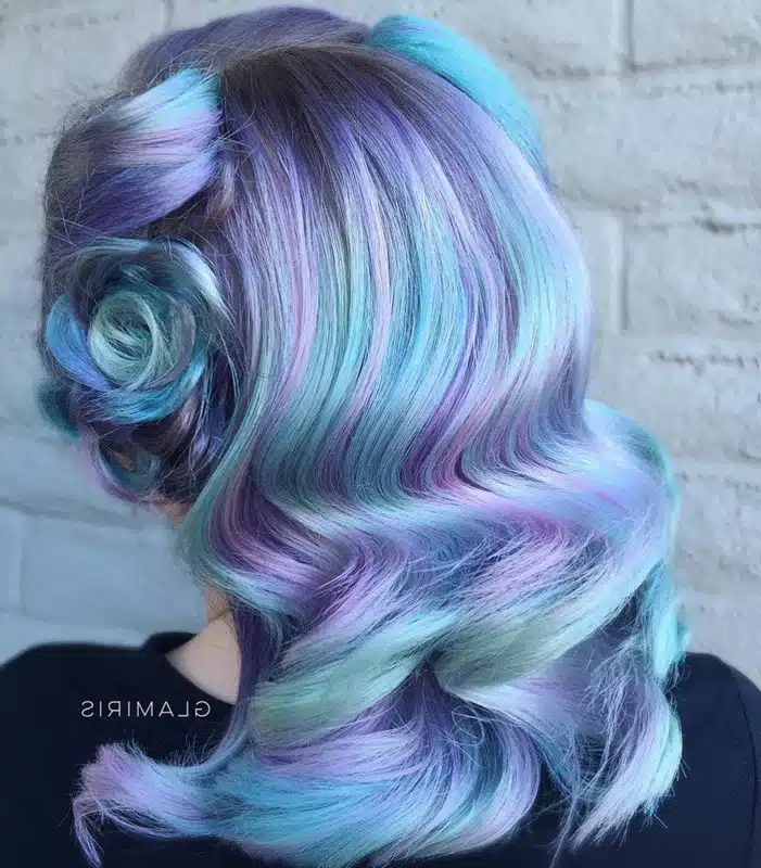 60 Surprising Blue Hair Color Photos Dye Tutorial Yve Style Com
