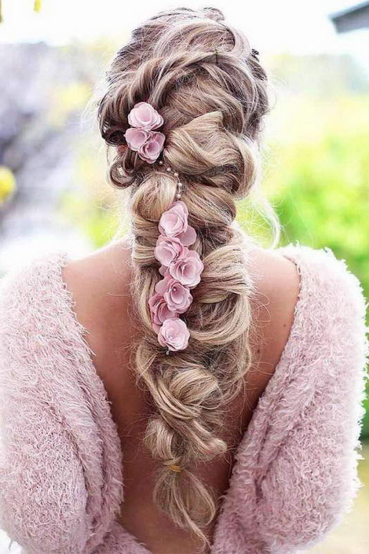 bridal hairstyle for long hair