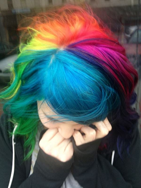Rainbow Hair 69