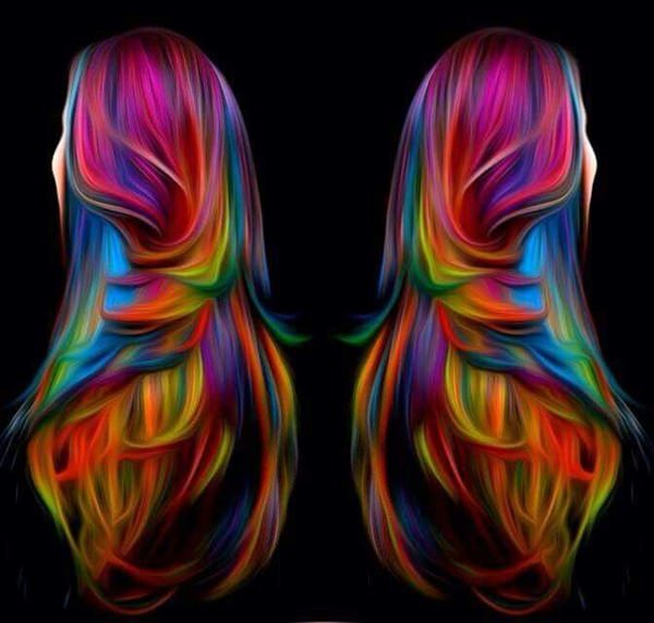 Rainbow Hair 65