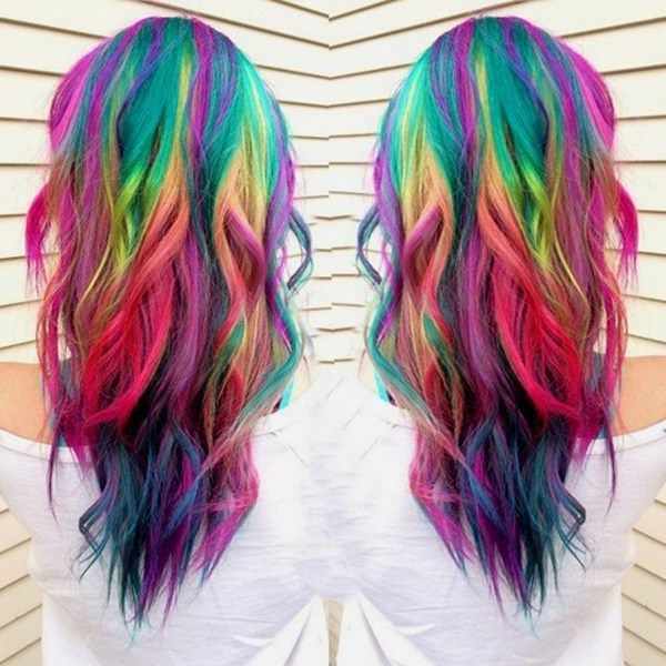 Rainbow Hair 80