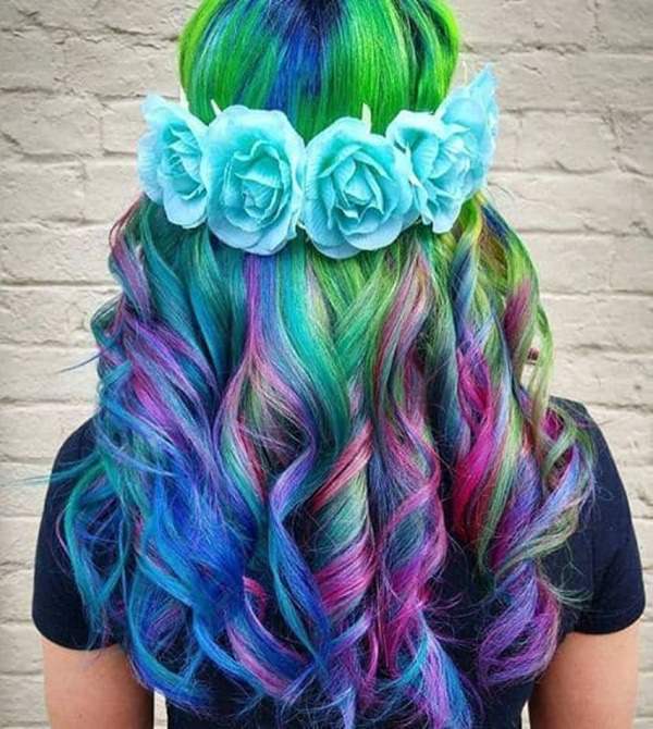 Rainbow Hair 86