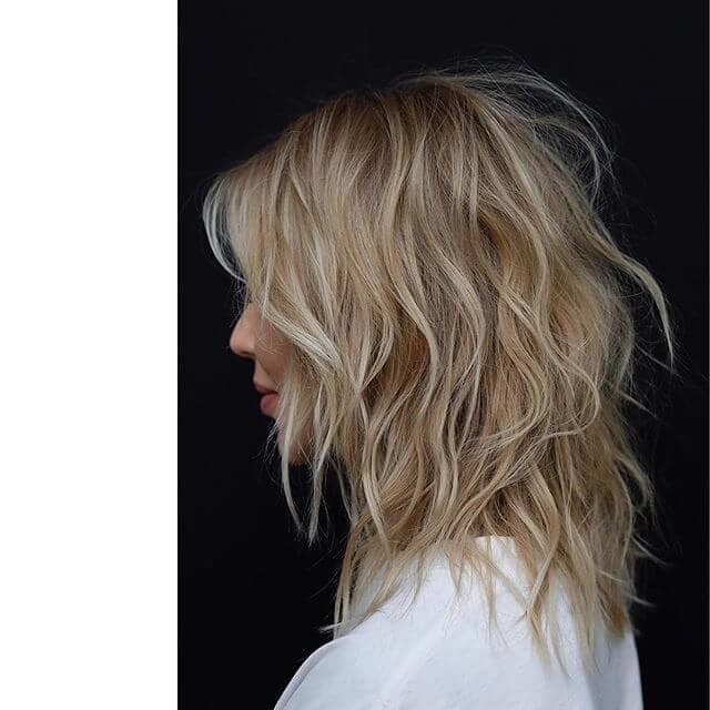 Messy and Textured Beachy Blond Waves