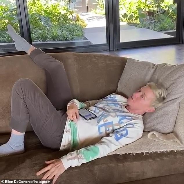 Famous friends: Ellen has been FaceTiming multiple celebrities to stay sane while staying at home because of the coronavirus. She chatted with Justin Timberlake, Jessica Biel, John Legend and Chrissy Teigen on Wednesday
